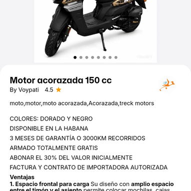 MOTOS DE GASOLINA/ MOTOS DE COMBUSTIÓN - 3/4