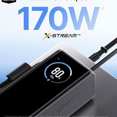 Cargador portátil Ecoflow Rapid de 25000 mAh con 170w de potencia para teléfonos y laptops - 5/8