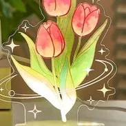 🌹Lámparas 3D con bombillos led ,conectadas a la corriente, trae su cable tipo C Bases blancas 🏷️ $10 usd o al cambio - Img 55603433