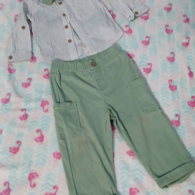 Conjuntos , camisa y pantalón niños de 1 año - Img 122372083