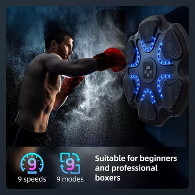☎️53544655 🛵 Entrega Disponible ⭐Máquina de Boxeo Musical para Pared con Luces y Bluetooth ⭐ - Img 124426789