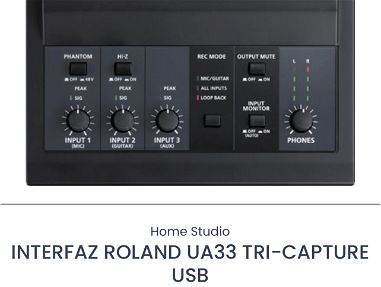 Interface tarjeta de sonido Roland Trip Capture  funcionando al 100% - Img main-image-45974845