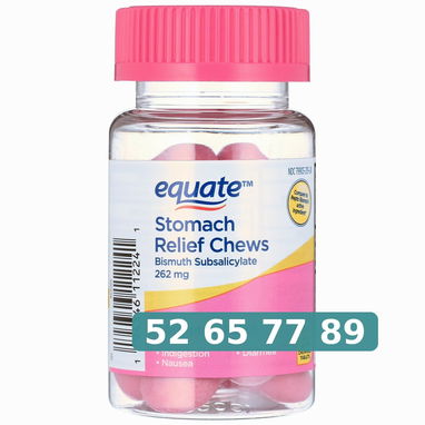 Pepto Bismol Equate Masticables - 3/3