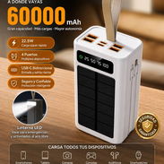 Powerbank 60000mah con panel solar - Img 56748631