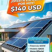 Paneles solares marca SACO, bifaciales de 600w - Img 57944749