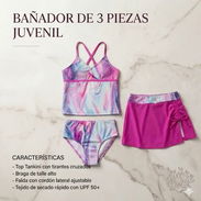 Traje de Baño Infantil 3 Piezas 7 Años, Diseño Mármol - Img 58133116