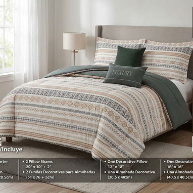 Juegos de edredón de 5pcs Full/Queen size _GV070_ - 4/8