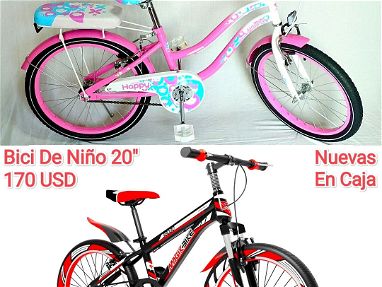 Llegaron las Bici mas bellas y baratas del mercado 🌈 Bicicletas de niños 20"-170 y 175usd Nuevas 🎁 en caja acepto pago - Img main-image-45633298