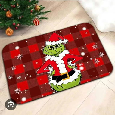 💜Alfombra para entrada de navidad Engomadas completamente  Antideslizante  Medida:60cm x 40 cm Precio: 7 usd - 3/8