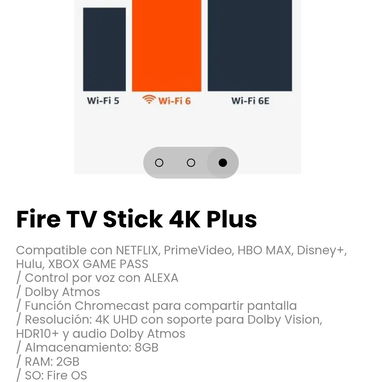 Fire TV Stick 4K Plus Compatible con NETFLIX, PrimeVideo, HBO MAX, Disney+, Hulu, XBOX GAME PASS - 3/3