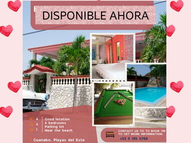 Disponible casa con piscina en Guanabo.  Llama AK 51954768 - Img main-image