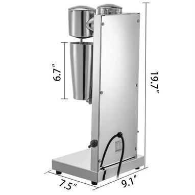 Vendo Batidora de pie de 180 W para batidos, cócteles y bebidas y proteínas, 800 ml, acero inoxidable vedado 52635560 - Img 120588967