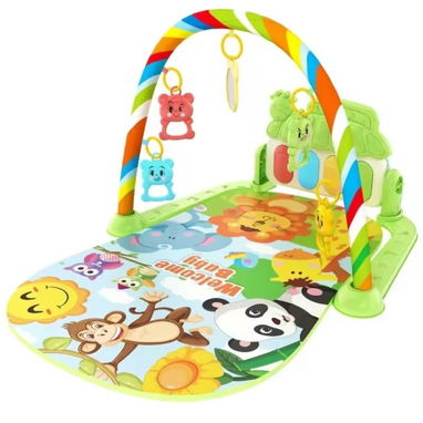Gimnasio De Juegos Para Bebes. Incluye Manta de Juego. Piano con 3 Sonidos. Arco con 5 Accesorios colgantes. Nuevo!!! - 6/7