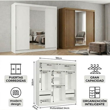 ESCAPARATES O ARMARIOS GAVETEROS MESAS DE NOCHE ZAPATERAS MULTIUSO - 2/9