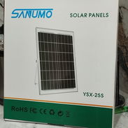 PANEL SOLAR SANUMO 30W PARA VENTILADOR RECARGABLE, LÁMPARA, POWERBANNK LLAMA ☎️ 53330843 - Img 57892064