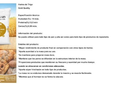 Contenedor de harina de trigo 1000 sacos - Img 68962450