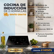 Cocina de Inducción de 2 Hornillas marca EKO ✅ - Img 56815441