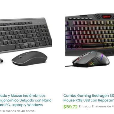 Mouse Mandos Teclados - Gaming - Combos - Auriculares con micrófono - 3/3