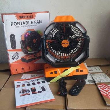 Ventilador Recargable de 20mil mAh de doble paleta - 2/2