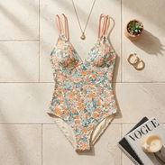Traje de Baño Floral de Verano Talla S - Img 58132762