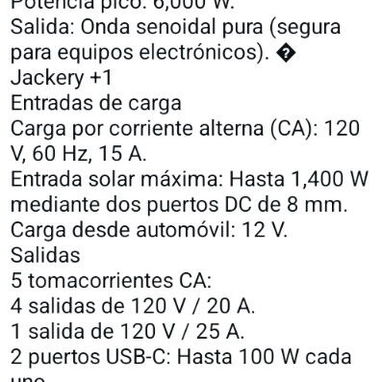 Estación de energía Jackery 2000 w - 2/2