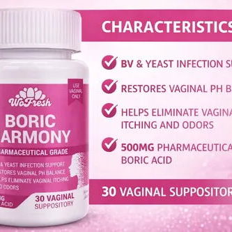 ✨ Óvulos Vaginales de Ácido Bórico Wofresh 600mg ✨ - Img 121228913