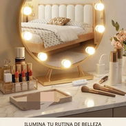 Set de 10 Bombillos estilo Hollywood para Espejos (compatible con cualquier forma de de espejo). Tres tonos de luces, ca - Img 57725530