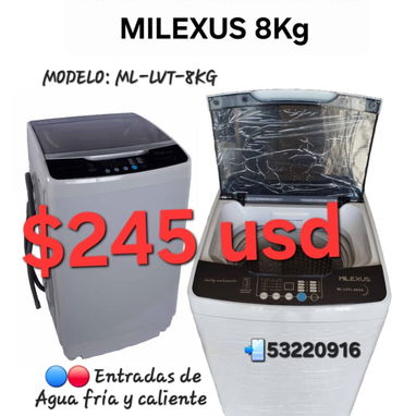Lavadora semiautomática Milexus 7kg con 6 meses de garantía (factura y mensajería) 53220916 - Img 116028729