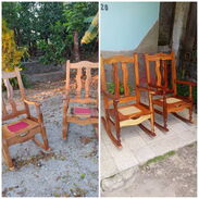 Juegos de sillones de madera y tapizados ❌ y colchones confort pespunteados originales - Img 42800688