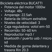 Bicicleta eléctrica BUCATTI - Img 58191280