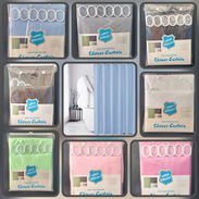 🛒 Cortina de baño – tela con teflón, antimoho - Img 57946957