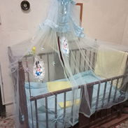 CUNA DE MADERA CON COLCHON Y LANZADERA. ROI 53896881 - Img 54675724