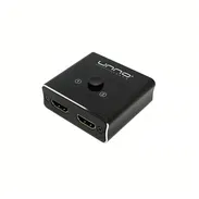 Splitter/Switch Unno Tekno HDMI Bidireccional 4K 60Hz 2 Puertos Plug & Play Compatible Con Consolas y TV - Img 53384674
