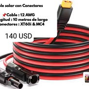 Cable solar con conectores de 10 metros, arletyisla 💯 - Img 57577003