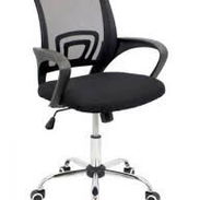 Silla giratoria negra de malla, nueva en su caja-- 58053451 WhatsApp - Img 58105253