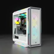 Nuevo en 📦📦260usd CORSAIR iCUE 5000T RGB Mid-Tower ATX - Carcasa para PC, 208 LED RGB direccionables individualmente - Img 53419629