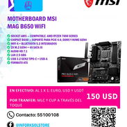 🔧 MSI PRO B650-S WiFi — Placa base AM5 con WiFi 6 | Nueva y sellada | Rebajada a 150USD - Img 52578429