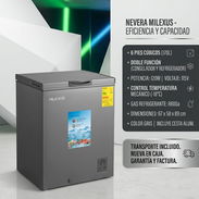 Nevera MILEXUS 6ft³/170L Gris | Doble Función, Precio $340 USD Envío Incluido | Garantía - Img 57655821