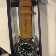 Reloj para hombre, taquímetro ,pulsera de cuero, cuarzo. - Img 55234469