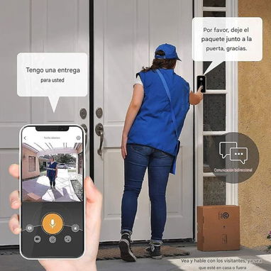TIMBRE INTELIGENTE CON CÁMARA WiFi 📹🔔 - Img 124230395