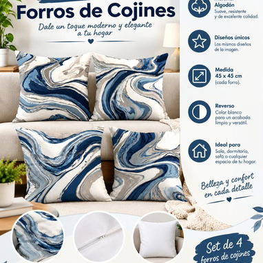Ser de forros de cojines - 2/4