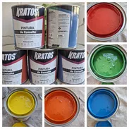 Pintura Esmalte Sintético, Marca Kratos. Lata 0.8litros. Excelente Calidad. Damos factura. - Img 55071985