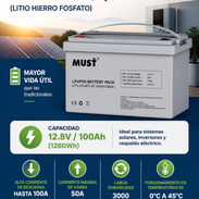 Batería Must LiFePO4 (Litio Hierro Fosfato) - Img 55193728
