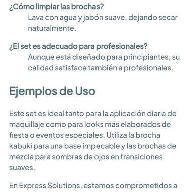 Brocha maquillaje 13 piezas - Rosa pálido 🩷 - Suaves 🌐 - 5/5