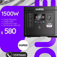 Planta Eléctrica OUPES 1500W (Estación de Energía- - Img 54850670