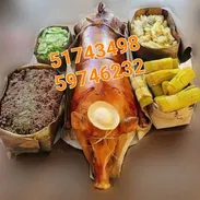 Cerdo Asado, lomo, pierna y paleta. Cenas criolla con domicilio incluido. Reserve su rica comida criolla - Img 53976256