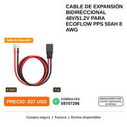 Cable de Expansión Bidireccional 48V/51.2V 8 AWG 1m - Img 58431777