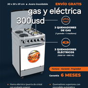 Cocinas d horno e híbridas eléctricas c gas infrarrojos reflectores led colchones matrimonial y personal - Img 54526410