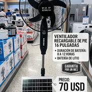 Ventilador recargable - Img 55504786