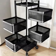Estante organizador con ruedas - Img 55764112